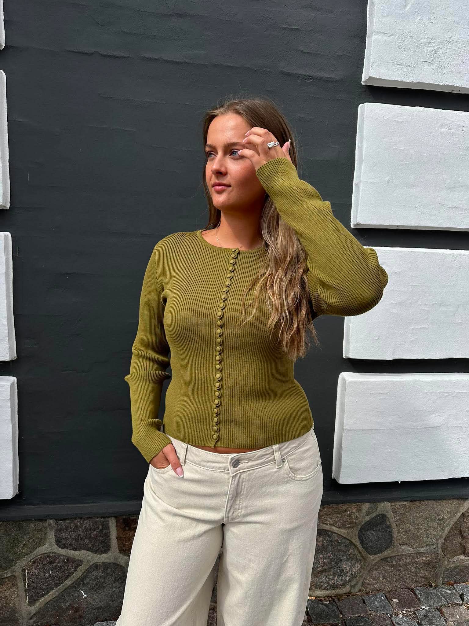 YASSIANA Pullover - Fir Green